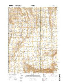 McIntosh Meadows Wyoming Current topographic map, 1:24000 scale, 7.5 X 7.5 Minute, Year 2015