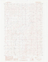 McKenzie Flat Wyoming Historical topographic map, 1:24000 scale, 7.5 X 7.5 Minute, Year 1984