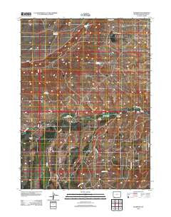McKinnon Wyoming Historical topographic map, 1:24000 scale, 7.5 X 7.5 Minute, Year 2012