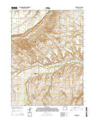 McKinnon Wyoming Current topographic map, 1:24000 scale, 7.5 X 7.5 Minute, Year 2015