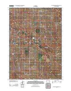 McMaster Reservoir Wyoming Historical topographic map, 1:24000 scale, 7.5 X 7.5 Minute, Year 2012
