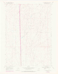 McPherson Draw Wyoming Historical topographic map, 1:24000 scale, 7.5 X 7.5 Minute, Year 1968