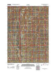 McPherson Draw Wyoming Historical topographic map, 1:24000 scale, 7.5 X 7.5 Minute, Year 2012