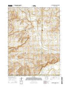 McPherson Springs Wyoming Current topographic map, 1:24000 scale, 7.5 X 7.5 Minute, Year 2015