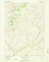 Mc Carty Ranch Wyoming Historical topographic map, 1:24000 scale, 7.5 X 7.5 Minute, Year 1961