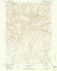 Mc Cleary Reservoir Wyoming Historical topographic map, 1:24000 scale, 7.5 X 7.5 Minute, Year 1951