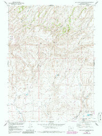 Mc Cleary Reservoir Wyoming Historical topographic map, 1:24000 scale, 7.5 X 7.5 Minute, Year 1951