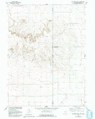 Mc Compsey Pass Wyoming Historical topographic map, 1:24000 scale, 7.5 X 7.5 Minute, Year 1960