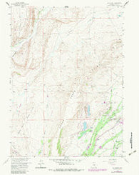 Mc Fadden Wyoming Historical topographic map, 1:24000 scale, 7.5 X 7.5 Minute, Year 1958