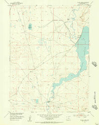 Mc Gill Lakes Wyoming Historical topographic map, 1:24000 scale, 7.5 X 7.5 Minute, Year 1955