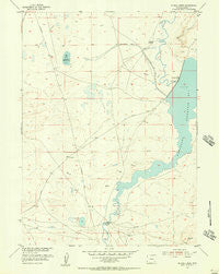 Mc Gill Lakes Wyoming Historical topographic map, 1:24000 scale, 7.5 X 7.5 Minute, Year 1955