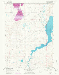Mc Gill Lakes Wyoming Historical topographic map, 1:24000 scale, 7.5 X 7.5 Minute, Year 1955