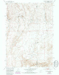 Mc Intosh Meadows Wyoming Historical topographic map, 1:24000 scale, 7.5 X 7.5 Minute, Year 1952