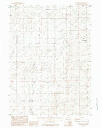 Mc Kenzie Flat Wyoming Historical topographic map, 1:24000 scale, 7.5 X 7.5 Minute, Year 1984