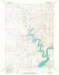 Mc Kinnon Junction Wyoming Historical topographic map, 1:62500 scale, 15 X 15 Minute, Year 1966