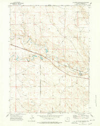 Mc Master Reservoir Wyoming Historical topographic map, 1:24000 scale, 7.5 X 7.5 Minute, Year 1974