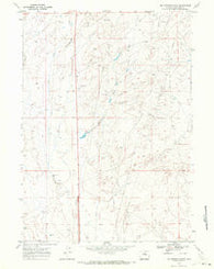 Mc Pherson Draw Wyoming Historical topographic map, 1:24000 scale, 7.5 X 7.5 Minute, Year 1968