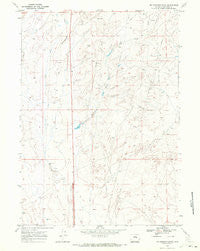Mc Pherson Draw Wyoming Historical topographic map, 1:24000 scale, 7.5 X 7.5 Minute, Year 1968