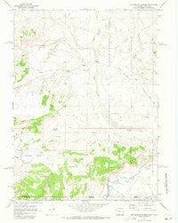 Mc Pherson Springs Wyoming Historical topographic map, 1:24000 scale, 7.5 X 7.5 Minute, Year 1970