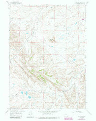 Mc Rae Gap Wyoming Historical topographic map, 1:24000 scale, 7.5 X 7.5 Minute, Year 1959