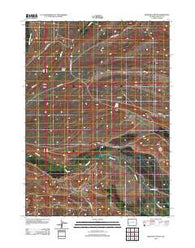 Meadow Canyon Wyoming Historical topographic map, 1:24000 scale, 7.5 X 7.5 Minute, Year 2012
