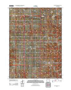 Meadowdale Wyoming Historical topographic map, 1:24000 scale, 7.5 X 7.5 Minute, Year 2012
