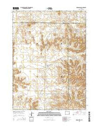 Meadowdale Wyoming Current topographic map, 1:24000 scale, 7.5 X 7.5 Minute, Year 2015