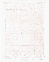 Meadowdale Wyoming Historical topographic map, 1:24000 scale, 7.5 X 7.5 Minute, Year 1978