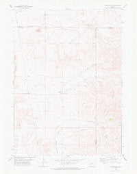 Meadowdale Wyoming Historical topographic map, 1:24000 scale, 7.5 X 7.5 Minute, Year 1978