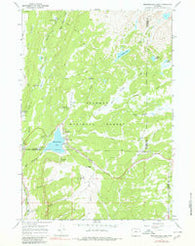 Meadowlark Lake Wyoming Historical topographic map, 1:24000 scale, 7.5 X 7.5 Minute, Year 1967