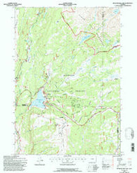 Meadowlark Lake Wyoming Historical topographic map, 1:24000 scale, 7.5 X 7.5 Minute, Year 1993
