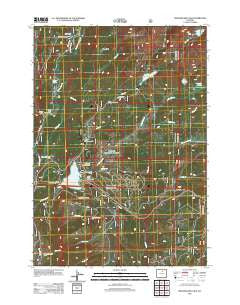 Meadowlark Lake Wyoming Historical topographic map, 1:24000 scale, 7.5 X 7.5 Minute, Year 2012