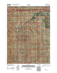 Meads Wyoming Historical topographic map, 1:24000 scale, 7.5 X 7.5 Minute, Year 2012