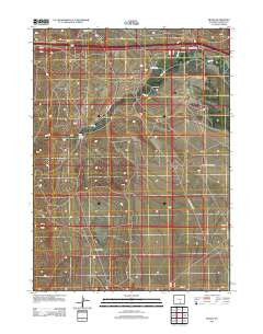 Meads Wyoming Historical topographic map, 1:24000 scale, 7.5 X 7.5 Minute, Year 2012