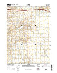 Meads Wyoming Current topographic map, 1:24000 scale, 7.5 X 7.5 Minute, Year 2015