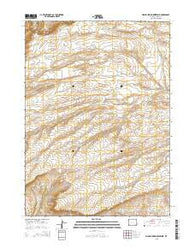 Measel Spring Reservoir Wyoming Current topographic map, 1:24000 scale, 7.5 X 7.5 Minute, Year 2015