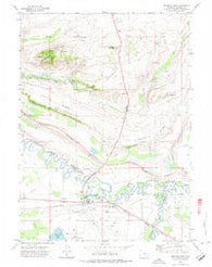 Medicine Bow Wyoming Historical topographic map, 1:24000 scale, 7.5 X 7.5 Minute, Year 1971