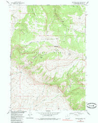 Medicine Wheel Wyoming Historical topographic map, 1:24000 scale, 7.5 X 7.5 Minute, Year 1960