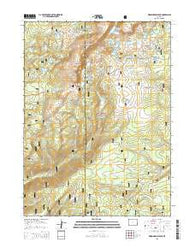 Medicine Bow Peak Wyoming Current topographic map, 1:24000 scale, 7.5 X 7.5 Minute, Year 2015