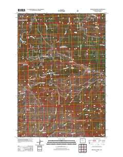 Medicine Wheel Wyoming Historical topographic map, 1:24000 scale, 7.5 X 7.5 Minute, Year 2012