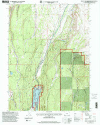 Meeks Cabin Reservoir Wyoming Historical topographic map, 1:24000 scale, 7.5 X 7.5 Minute, Year 1998