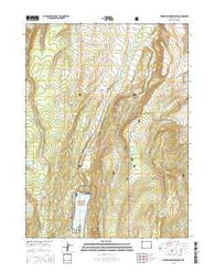 Meeks Cabin Reservoir Wyoming Current topographic map, 1:24000 scale, 7.5 X 7.5 Minute, Year 2015