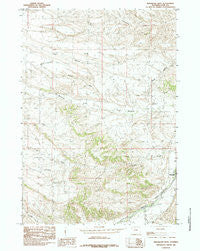 Meeteetse West Wyoming Historical topographic map, 1:24000 scale, 7.5 X 7.5 Minute, Year 1985