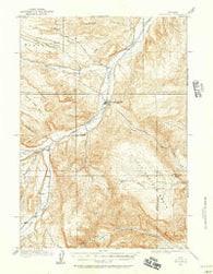 Meeteetse Wyoming Historical topographic map, 1:62500 scale, 15 X 15 Minute, Year 1911