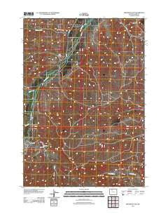 Meeteetse East Wyoming Historical topographic map, 1:24000 scale, 7.5 X 7.5 Minute, Year 2012
