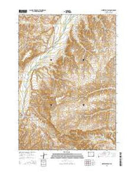 Meeteetse East Wyoming Current topographic map, 1:24000 scale, 7.5 X 7.5 Minute, Year 2015