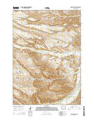 Meeteetse West Wyoming Current topographic map, 1:24000 scale, 7.5 X 7.5 Minute, Year 2015