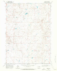 Merino Wyoming Historical topographic map, 1:24000 scale, 7.5 X 7.5 Minute, Year 1968
