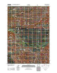 Merna Wyoming Historical topographic map, 1:24000 scale, 7.5 X 7.5 Minute, Year 2012