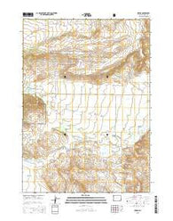 Merna Wyoming Current topographic map, 1:24000 scale, 7.5 X 7.5 Minute, Year 2015